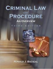 Criminal Law and Procedure : An Overview 3rd