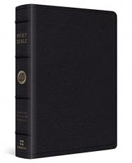 ESV Wide Margin Reference Bible (Top Grain Leather, Black) 