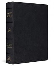 ESV Heirloom Single Column Personal Size Bible (Goatskin, Black) 