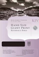 KJV Large Print Personal Size Reference Bible, Burgundy Genuine Leather Indexed 