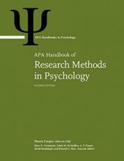 APA Handbook of Research Methods in Psychology: Volume 1: Foundations, Planning, Measures, and Psychometrics Volume 2: Research Designs: Quantitative, ... (APA Handbooks in Psychology® Series)