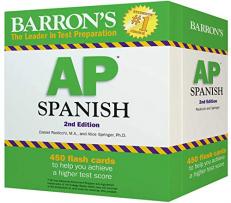 AP Spanish Flashcards, Second Edition: up-To-Date Review and Practice + Sorting Ring for Custom Study