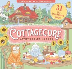 Cottagecore : Artist's Coloring Book 