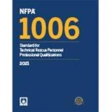 NFPA 1006, Standard for Fire Officer Professional Qualifications : 2021 Edition 