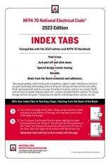 NFPA 70, National Electrical Code, Self-Adhesive Index Tabs : 2023 Edition 