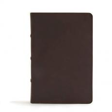 CSB Pastor's Bible, Brown Genuine Leather 