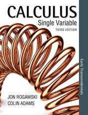 Calculus Early Transcendentals Single Variable 3rd