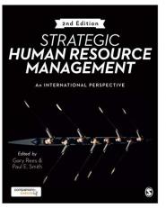 Strategic Human Resource Management : An International Perspective 2nd