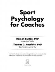 Sports Psychology for Coaches 8th