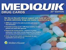 MediQuik Drug Cards 20th