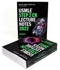 USMLE Step 2 CK Lecture Notes 2022: 5-Book Set