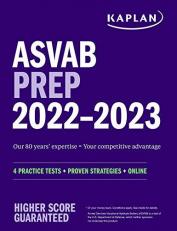 ASVAB Prep 2022-2023 : 4 Practice Tests + Proven Strategies + Online