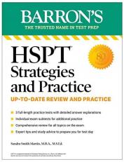 HSPT Strategies and Practice, Second Edition: Prep Book with 3 Practice Tests + Comprehensive Review + Practice + Strategies