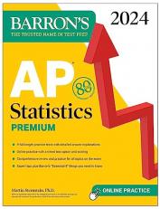 AP Statistics Premium, 2024: 9 Practice Tests + Comprehensive Review + Online Practice