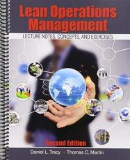 Lean Operations Management: Lecture Notes, Concepts, and Exercises 2nd