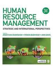 Human Resource Management : Strategic and International Perspectives 3rd