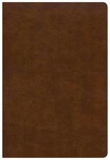 NKJV Large Print Ultrathin Reference Bible Black Letter Edition, British Tan LeatherTouch 