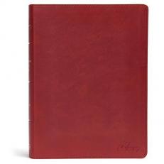 KJV Spurgeon Study Bible, Crimson LeatherTouch 