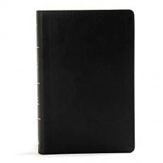 KJV Large Print Personal Size Reference Bible, Black Leathertouch Indexed 