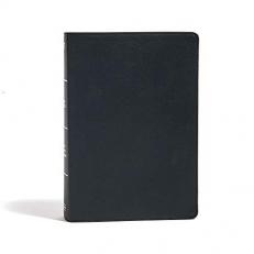 KJV Super Giant Print Reference Bible, Black Genuine Leather 