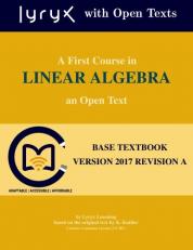 A First Course in Linear Algebra