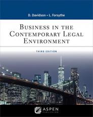 Business in the Contemporary Legal Environment 