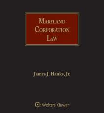 Maryland Corporation Law 