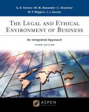 Legal And Ethical Environment Of Business 3rd