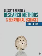 Research Methods for the Behavioral Sciences 3rd