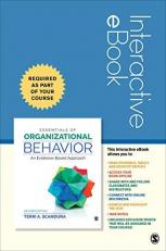 Essentials of Organizational Behavior Interactive EBook : An Evidence-Based Approach Access Code 2nd