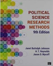 BUNDLE: Johnson: Political Science Research Methods, 9e (Paperback) + Mycoff: Working with Political Science Research Methods: Problems and Exercises, 5e