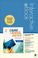 Crime and Criminal Justice - Interactive EBook : Concepts and Controversies 2nd