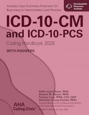 ICD-10-CM and ICD-10-PCS Coding Handbook, with Answers