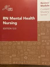 RN Mental Health Nursing Edition 12.0 : Content Mastery Series Review Module