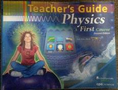 TEACHER'S GUIDE PHYSICS A FIRST COURSE 2ND EDITION