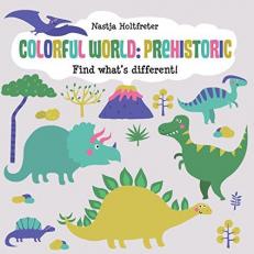 Colorful World: Prehistoric : Find What's Different! 