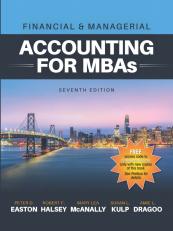 Financial & Managerial Accounting for MBAs 