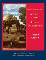 Introductory Readings in Ancient Greek and Roman Philosophy 2nd