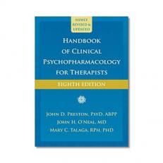 Handbook of Clinical Psychopharmacology for Therapists 8th