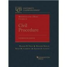 Materials for a Basic Course in Civil Procedure 14th