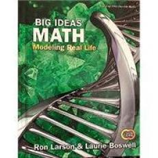 Big Ideas Math Modeling Real Life grade 6