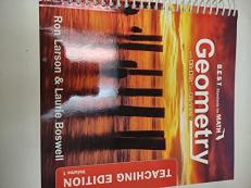 Big Ideas Math {Fl} Geometry Te Vol 1; 9781637362358; 1637362358 