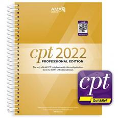 CPT Professional 2022 and CPT QuickRef App Bundle 