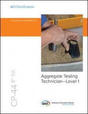 CP 44 8th Edition Aggregate Testing Technician-Level 1 Technician Workbook