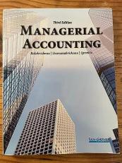 Managerial Accounting 