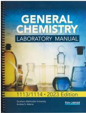 General Chemistry 1113/1114 (Custom) Lab Manual 24th