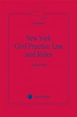 New York Civil Practice Law and Rules (Redbook) 