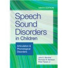 Speech Sound Disorders In Children 9th