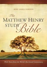 The Matthew Henry Study Bible Black Bonded 