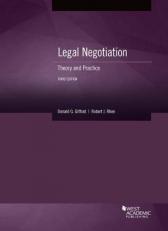 Legal Negotiation : Theory and Practice 3rd